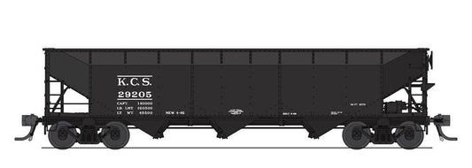 Broadway Limited 8114 HO AAR 70-Ton 3-Bay Hopper, Kansas City Southern #29340