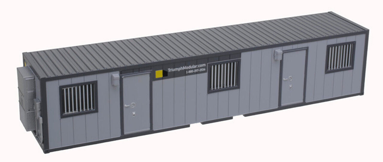 Atlas 70000231 Mobile Office Container Triumph (Two Tone Gray) HO Scale