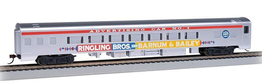 Bachmann 14215, HO Coach w/Light Int, Ringling Bros. #1, Advertising Car