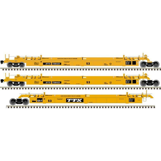 Atlas Master Line HO 20006621 Articulated Well Car, TTX #728711