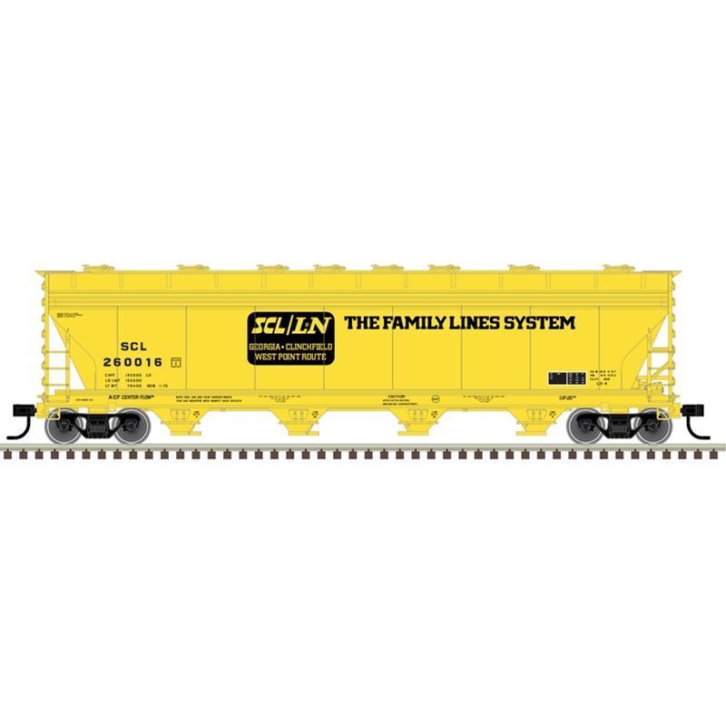 Atlas 20006400 HO ACF 5250 4-Bay Cvrd Hpr, SCL Family Lines #260016