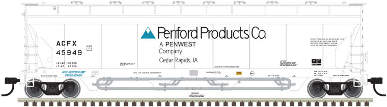 Atlas HO 20006289 ACF Pressureaide CF Covered Hopper 'PENWEST' ACFX #45929