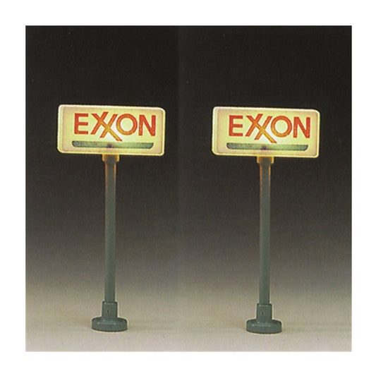 Model Power 705 Exxon Gas Station Signs : HO Scale