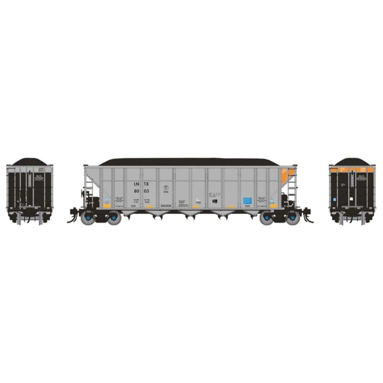 Rapido Trains 169037A HO LNTX AutoFlood III Rapid Discharge Coal Hopper #2