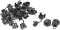 Heyco 1217 6N-4 strain relief Bushing round Black nylon lot of 25