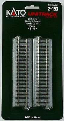 Kato #2-193 149mm (5 7/8") Straight Track [2 pcs]