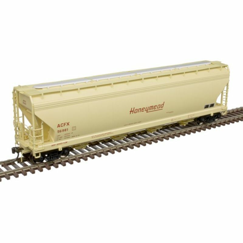 Atlas 20006382 – ACF 5250 Cov. Hopper Honeymead (ACFX) 56967 – HO Scale