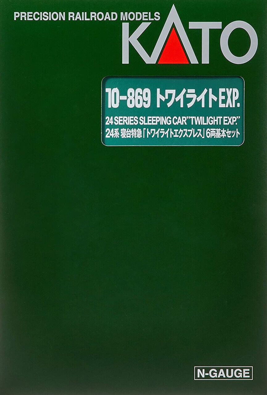 Kato 10-869 JR Series 24 "Twilight Express" 6 Cars Set (N scale)