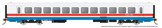 RAPIDO #25101 AMTRAK TURBOCOACH #182 - PHASE III EARLY