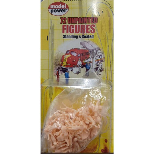 Model Power HO Figures Unpainted 72 MDP5772