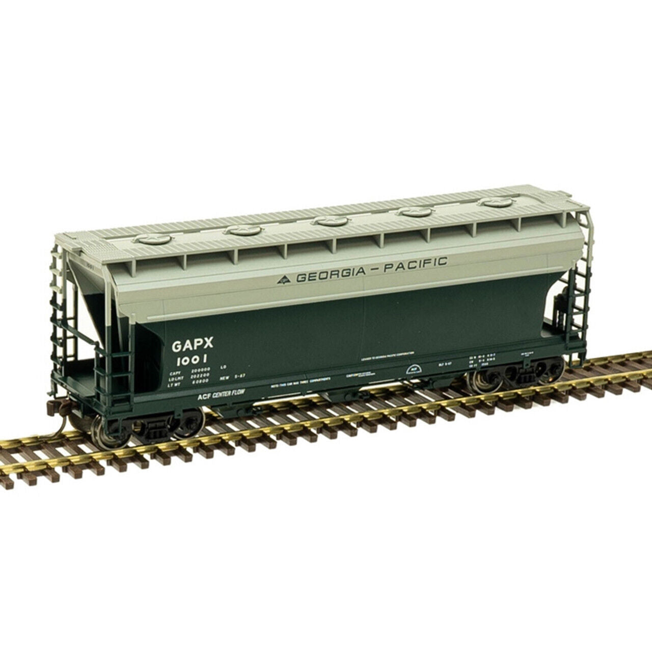 Atlas TM 20006503 Georgia Pacific 3560 Covered Hopper #1001 HO