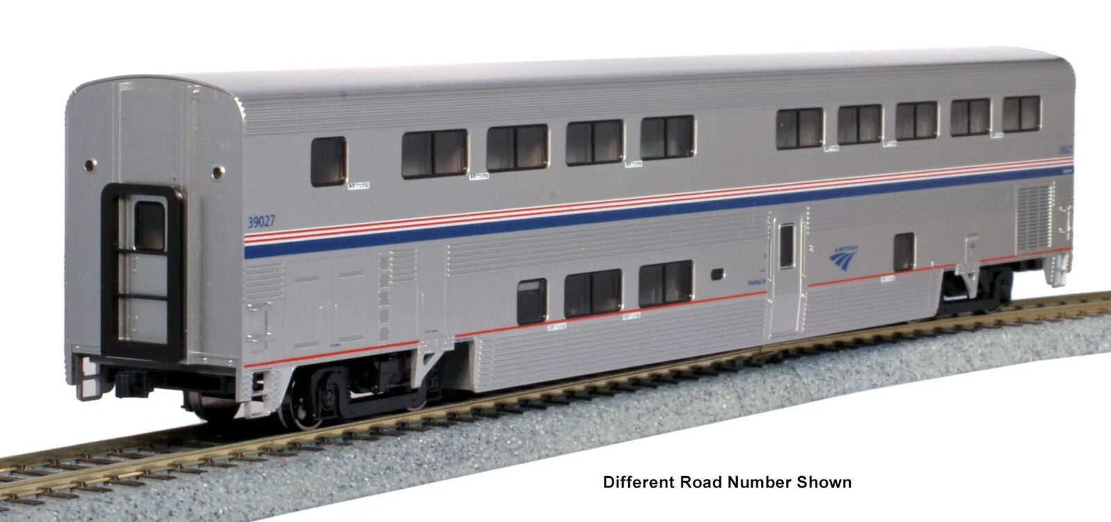 Kato 35-6252-1 HO Amtrak Superliner II TransiSleeper, PhVI, #39041 IntLig