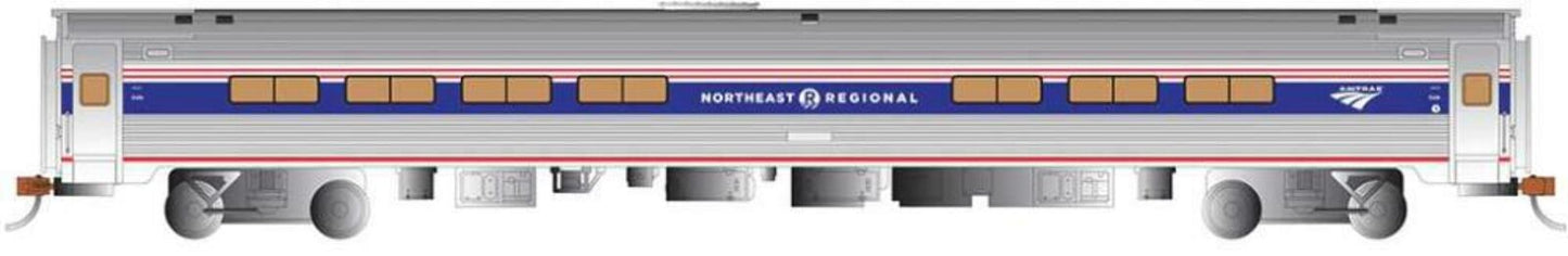 Bachmann - Amfleet 85' Cafe - Ready to Run - Silver Series® -- Amtrak (Phase IV,