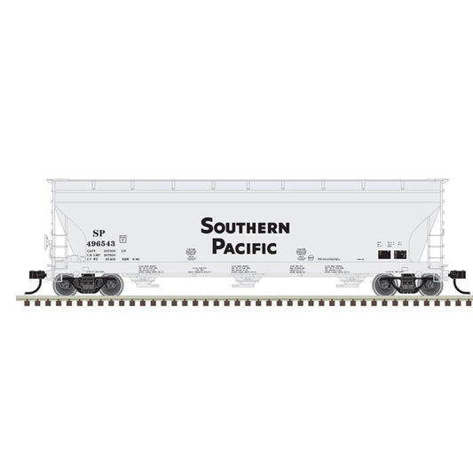 Atlas 20006951 Master HO ACF 4650 3-Bay Cvd Hpr, Southern Pacific #496543