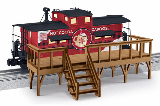 Lionel O 2329170 Hot Cocoa NE Caboose with Deck