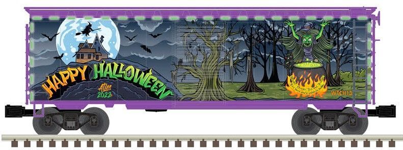 Atlas 3001852 Halloween 2022 lighted boxcar, O