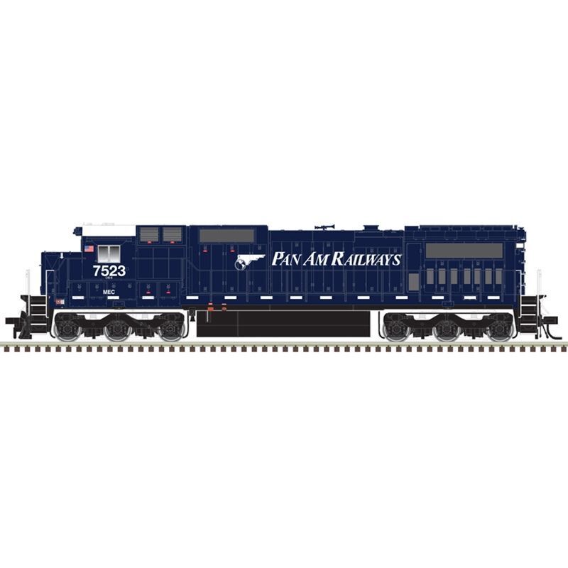Atlas 10004209 HO GE Dash 8-40C, Gold, ESU LokSnd DCC Snd, Pan Am #7523
