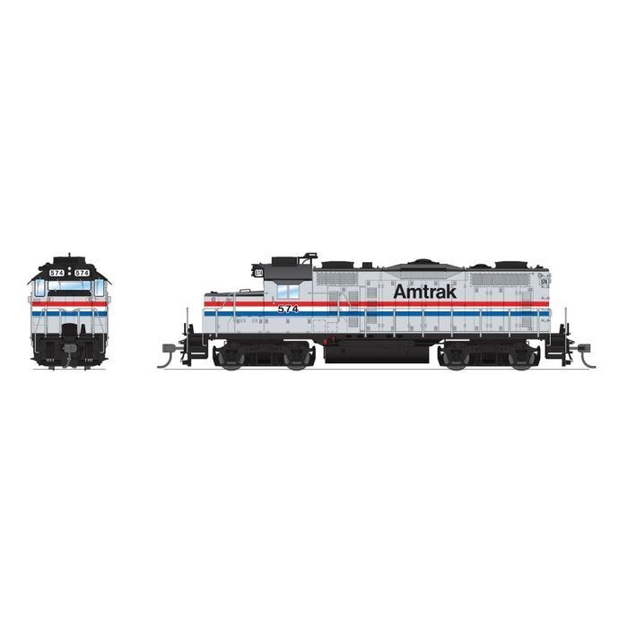 Broadway Limited 7472 HO EMD GP20, Paragon4 DC/DCC/Sound, Amtrak #574