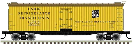 Atlas 20004741 40' Wood Reefer Soo Line URTX 50073 (yellow, Boxcar Red)