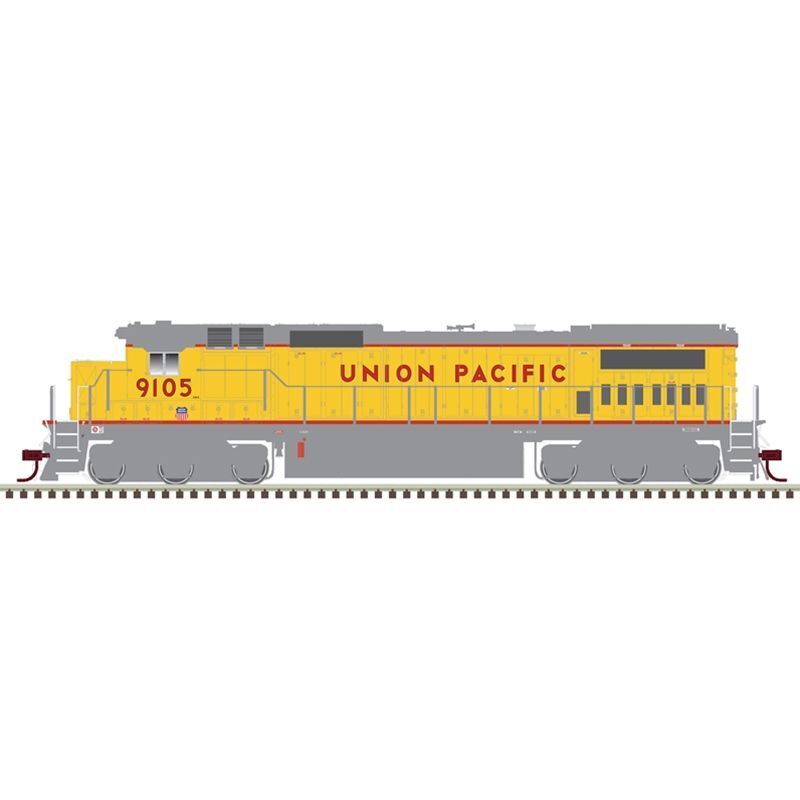 Atlas 10004215 HO GE Dash 8-40C, Gold, ESU LokSound DCC Snd, UP #9105