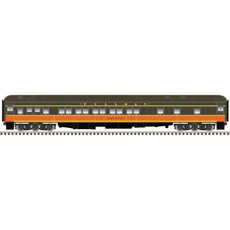 Atlas 20006603 HO Pullman 10-1-1 Sleeper, Illinois Central, Chief Goliath