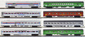 Kato 106-1971, N Scale Amtk Rainbow Era Coaches, 8-Car Set