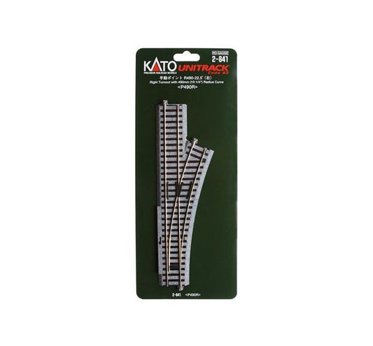 Kato HO 2-841 Unitrack Manual Turnout, Right