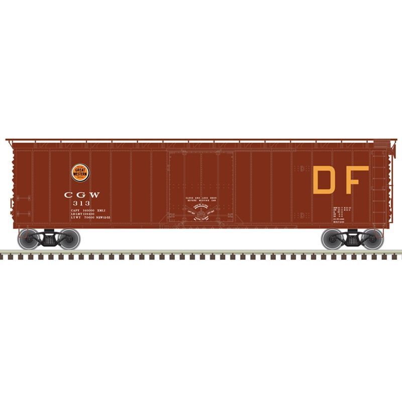 Atlas 20007022 HO Master 50ft Plug Door Boxcar, Chicago Great Western #327