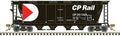 Atlas 20006371 HO CP 8 Hatch Slab Side Covered Hopper #381317