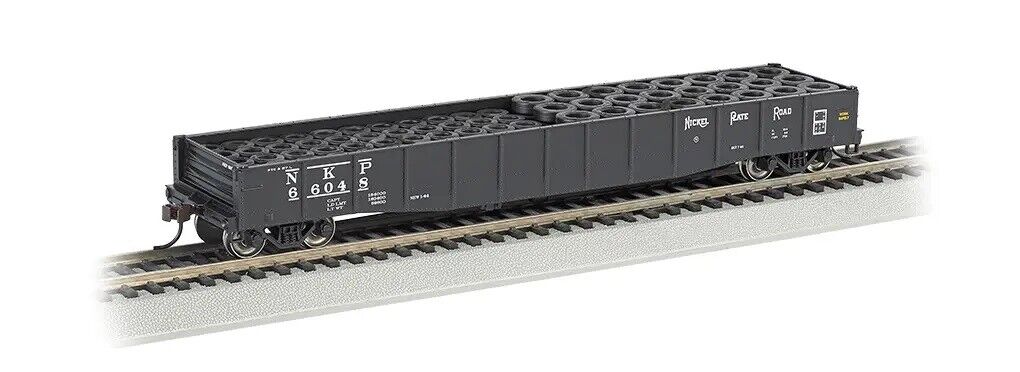 BACHMANN #71902 ACF 50'6 DROP-END GONDOLA TIRE LOAD NPR HO