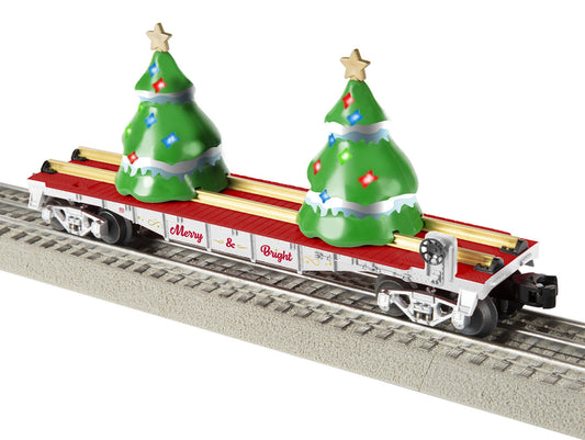 Lionel O 2328270 Christmas Tree Flat Car