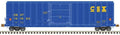 Atlas 20006208 FMC 5077 Single-Door Boxcar CSX 141662 (blue, yellow)