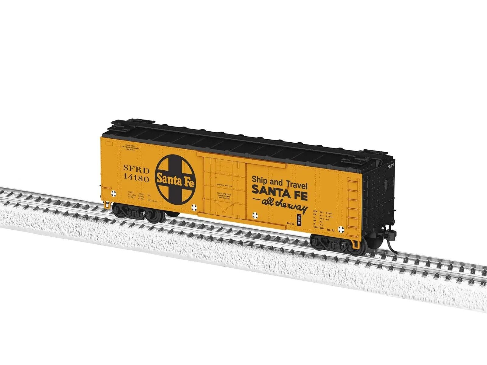 LIONEL 2354070 HO SANTA FE #14180 REEFER