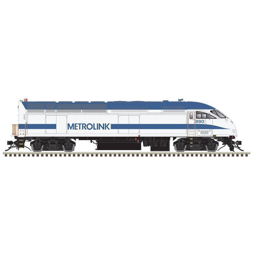 Atlas 10004155 Master HO MPI MP36PH, Silver, Standard DC, Metrolink #895