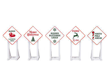 2030260 O Scale Lionel Christmas Signs 5-Pack