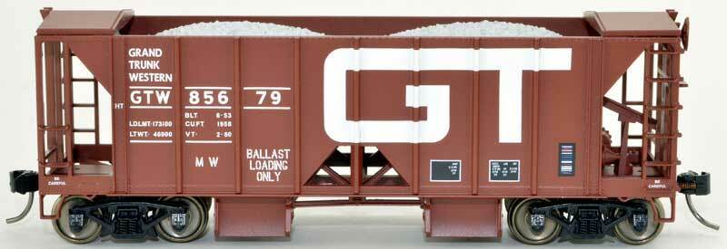 BOWSER #42807 70 TON 2 BALLAST CAR WITH SIDE CHUTES- GTWI #85661