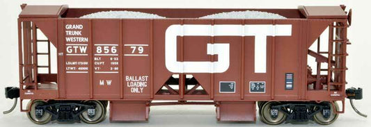 BOWSER #42807 70 TON 2 BALLAST CAR WITH SIDE CHUTES- GTWI #85661
