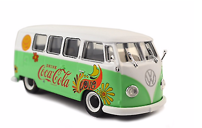 Atlas Model Railroad Co. 820058 Coca-Cola 1959 VW T1 Samba Bus Flowers Version,