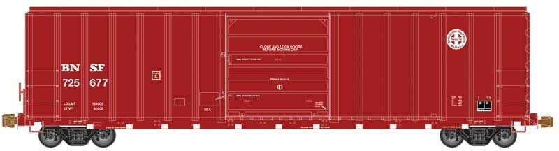 Atlas 20006202 FMC 5077 Single-Door Boxcar Burlington Northern Santa Fe 725677