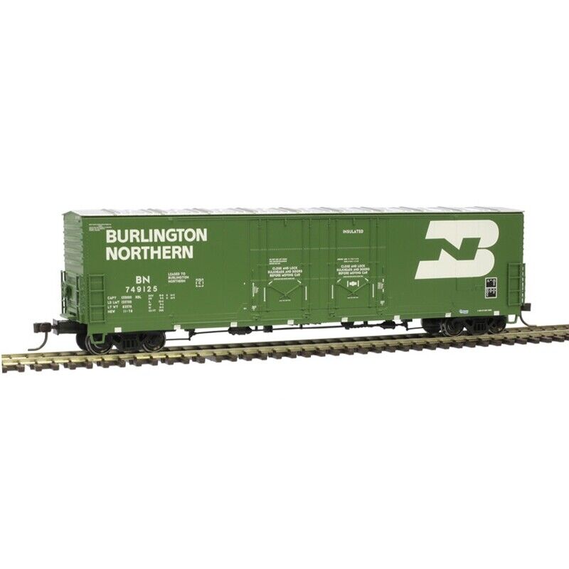 Atlas 20006775 HO 53ft Double Plug Door Boxcar, Burlington Northern #749125