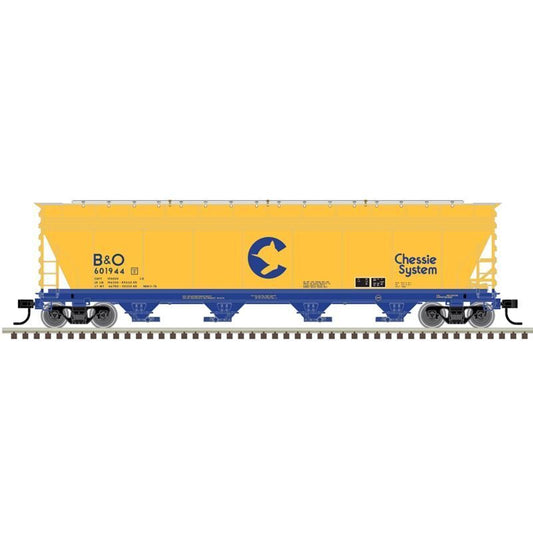 Atlas 20007367 HO ACF 5250 Covered Hopper, Chessie B&amp;O #601927