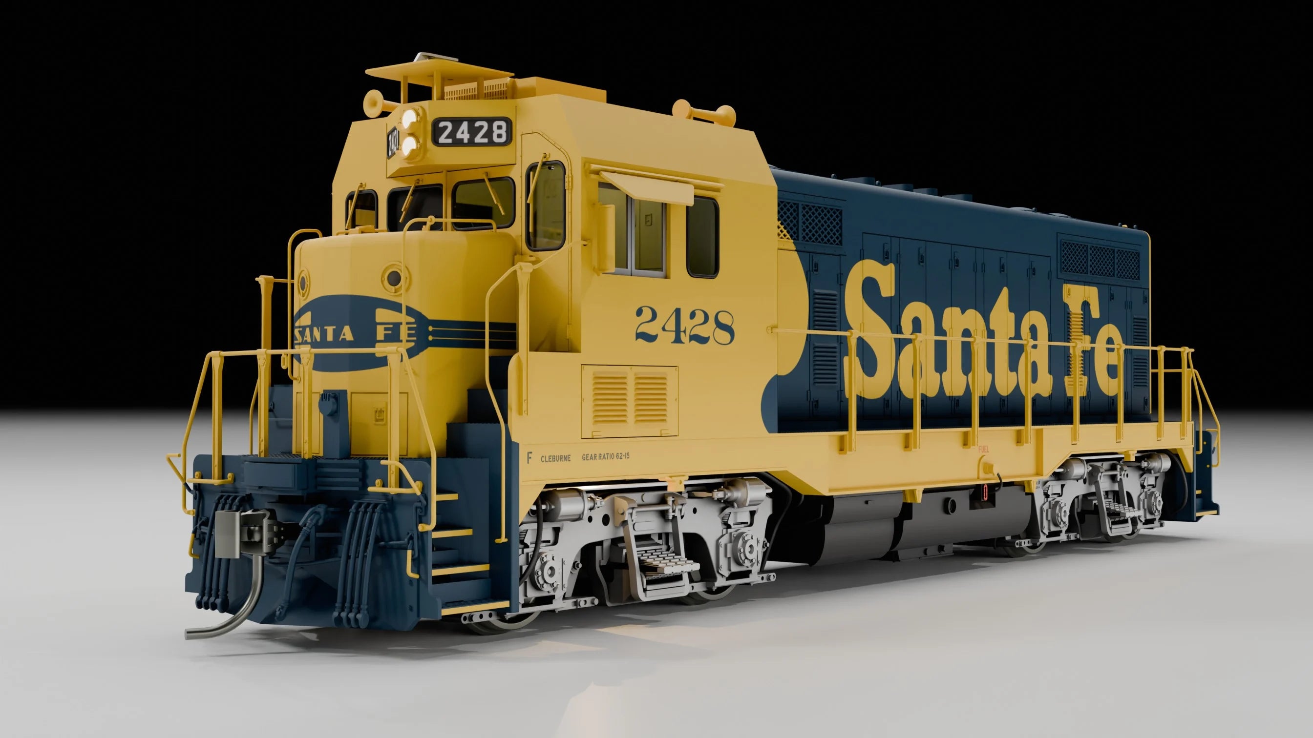 Rapido 70621 - CF7 Square Cab (DCC and Sound) Amtrak (AMTK) ATSF Patch 583 - HO Scale