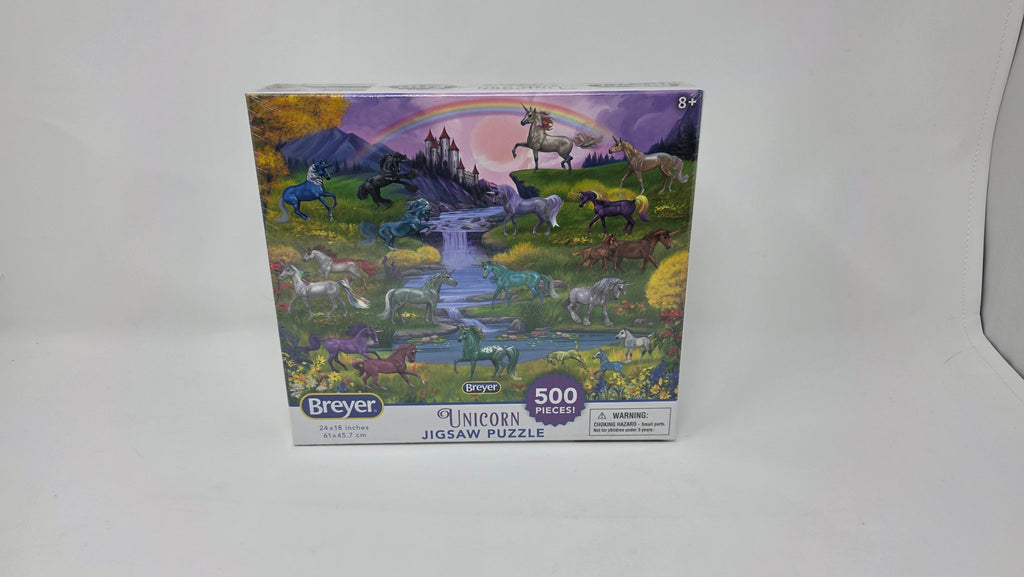Breyer Unicorn 500-piece jigsaw puzzle box front