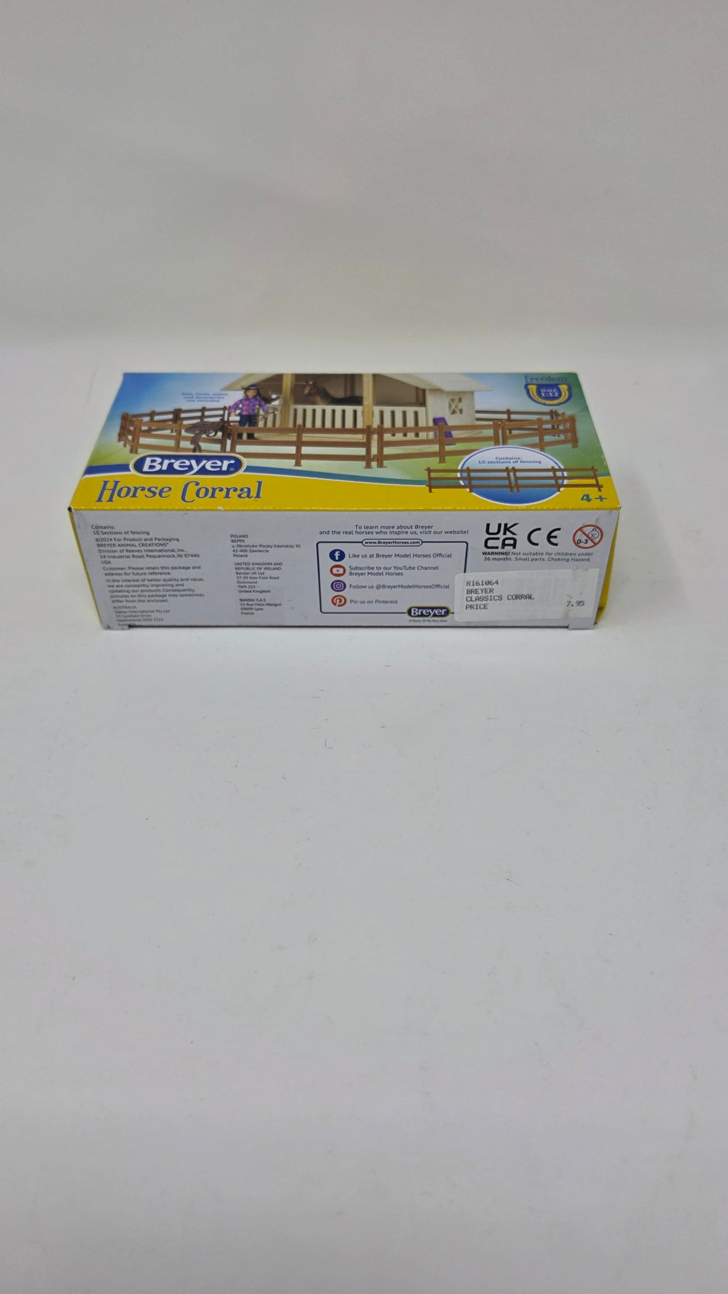 Breyer Horse Corral — Freedom 1:12 Scale — Box Damaged