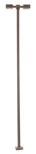 Atlas 70000213 - DOUBLE ARM SQUARE LIGHT, BRONZE, 30FT, WARM LED [3-PACK] - HO Scale