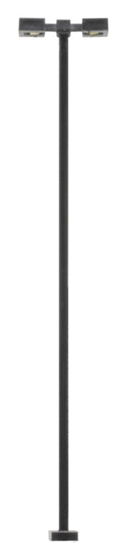 Atlas HO 70000215 Double Arm Square Light, 30' Black with Warm White LEDs (3)