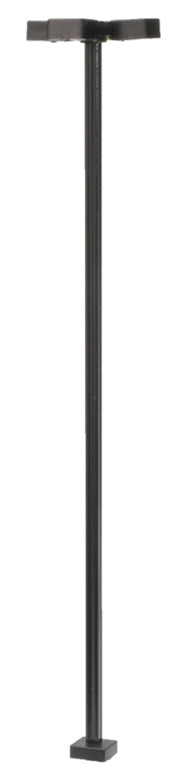 Atlas 70000218 - FOUR ARM SQUARE LIGHT, BLACK, 30FT, COOL WHITE LED [3-PACK] - HO Scale