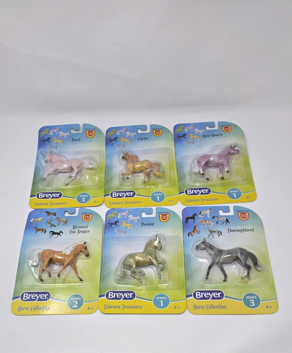 Breyer Stablemates Singles Bundle — 6 Carded Horses & Unicorns