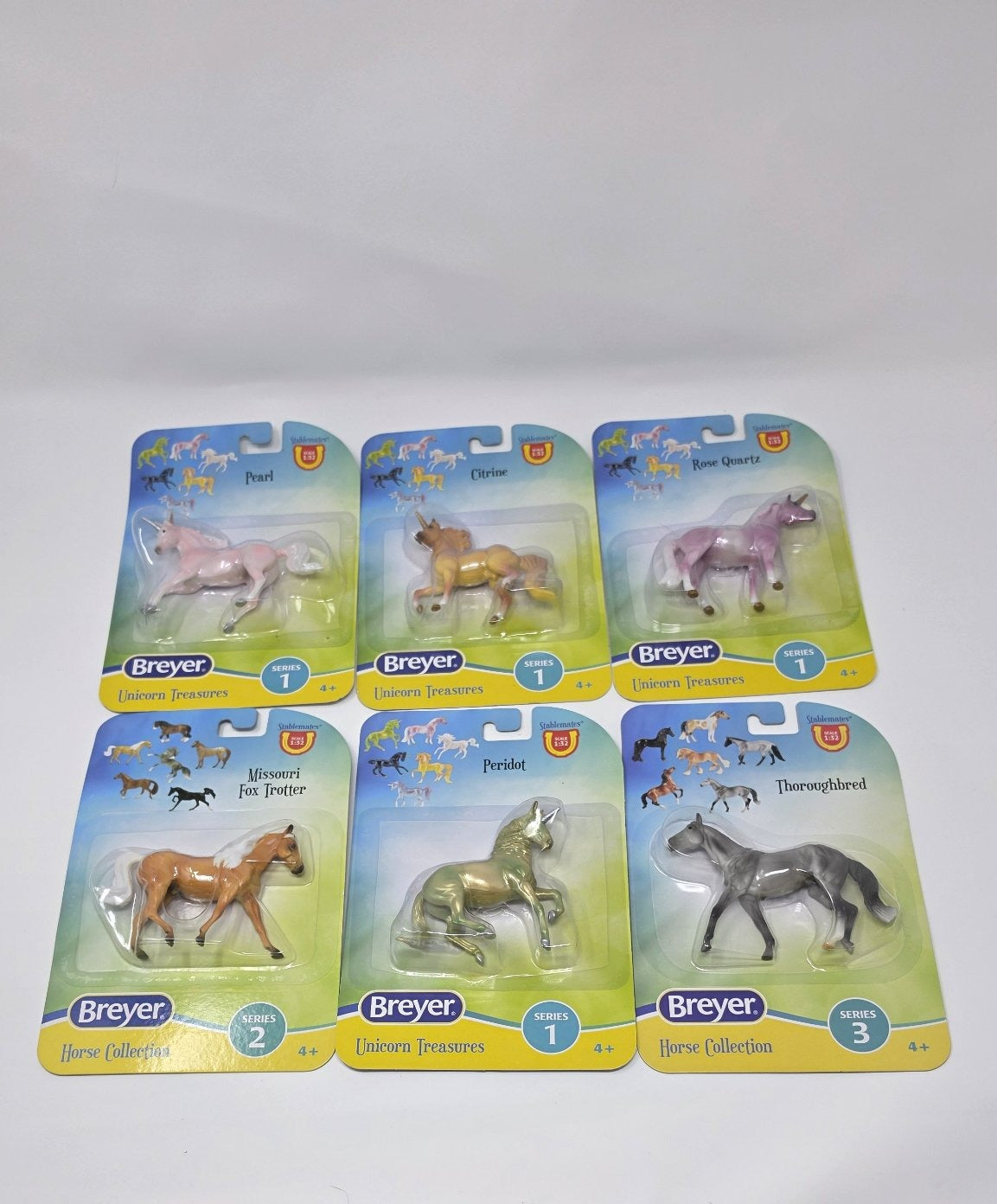 Breyer Stablemates Singles Bundle — 6 Carded Horses & Unicorns