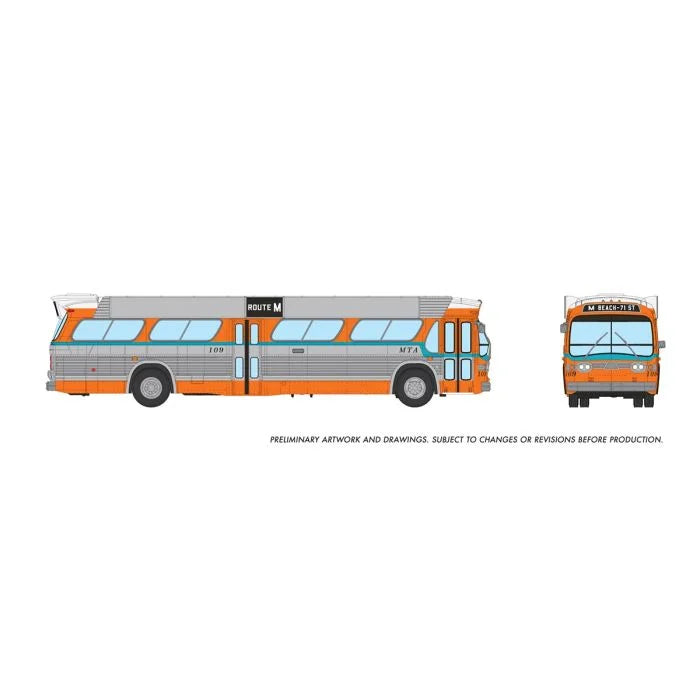 Rapido 753143 HO 1/87 New Look Bus (Deluxe): Miami-Dade: #109